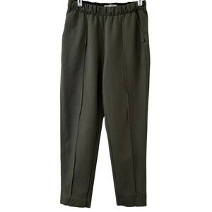 Everlane Womens Small Forest Green Front Seam Pull On The Dream Trouser Pants